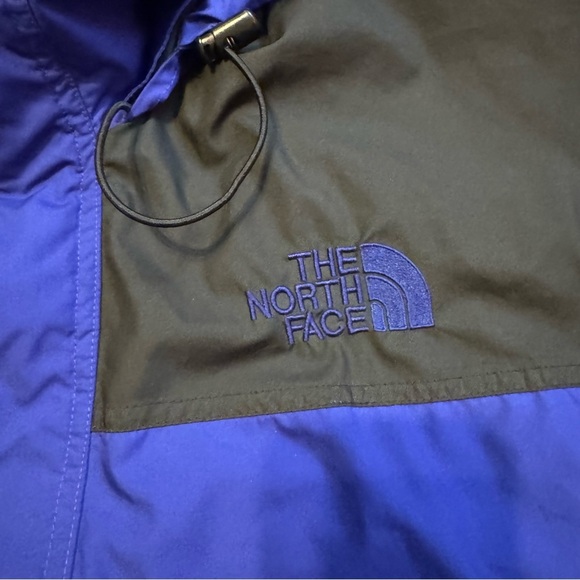 The North Face Jacket Mens Large Blue Black Hooded Full Zip Long Sleeve - Picture 13 of 13